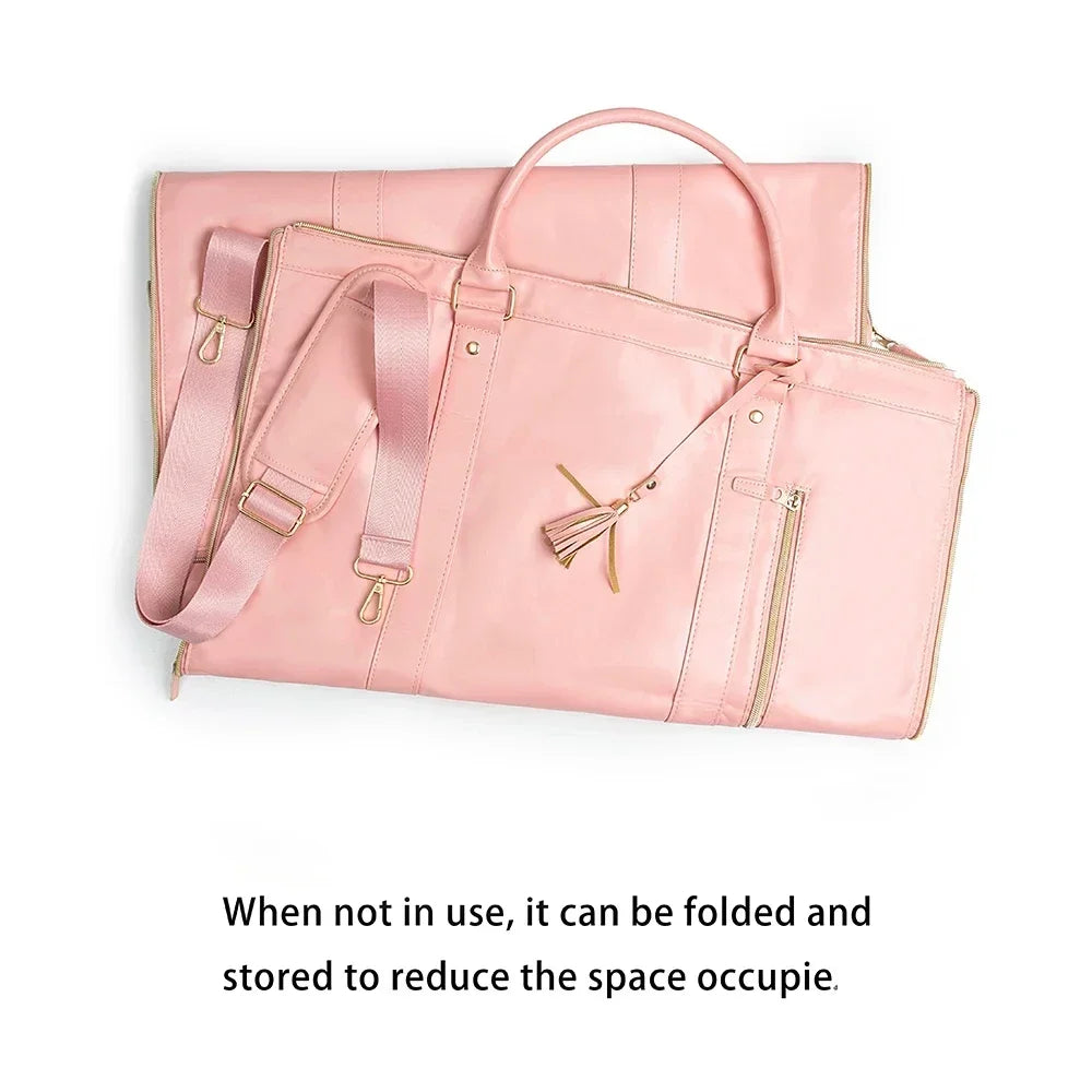 Foldable Suitbag Waterproof Clothes Totes Large Capacity Travel Duffle Bags Women's Handbag Outdoor Fitness Bags Gym Bag