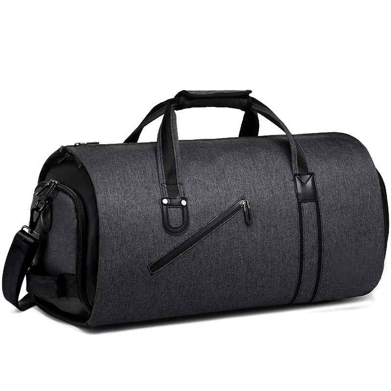 Men's Hand Luggage Bag Sport Travel Bags Large Capacity Garment Handbag Folding Business Shoulder Bags Shoes Compartment XM137