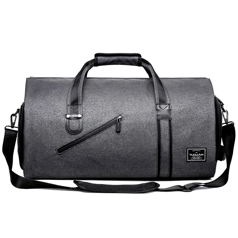 Men's Hand Luggage Bag Sport Travel Bags Large Capacity Garment Handbag Folding Business Shoulder Bags Shoes Compartment XM137